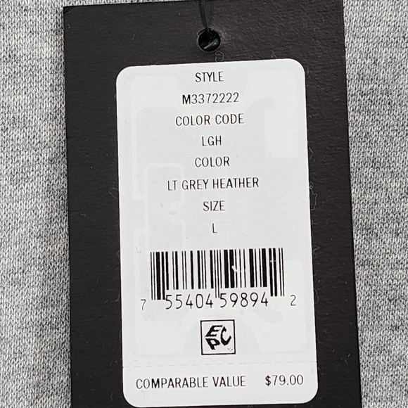 DKNY Men's Long Sleeves Crew Sweatshirt with Logo Tape Detail - L - Picture 9 of 9